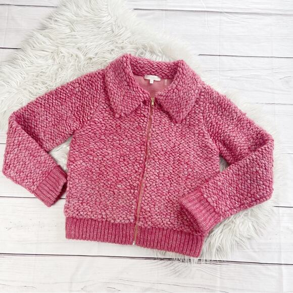 🆕 Loveshackfancy Almeria Sweater‎ Jacket Love Shack Fancy in Pink Size XS - Picture 5 of 8